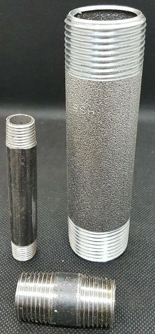 1/8" x 80 mm, Werkstoff:  S 195, Rohrdoppelnippel Stahl