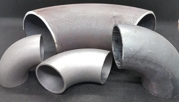 48,3 x 2,6 mm, 90°, Bauart 3, Werkstoff:  Stahl 37.0 / S235, Rohrbogen