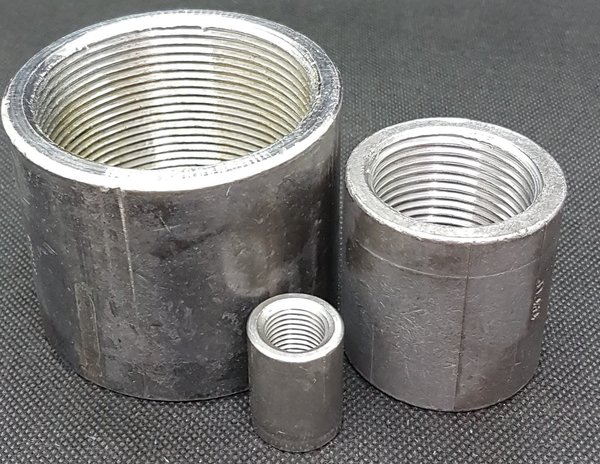 3/4" = 33,7 x 5,0 x 36 mm, Werkstoff: Stahl St35.8 I, Muffe / Anschweißmuffe / Kesselrohrmuffe