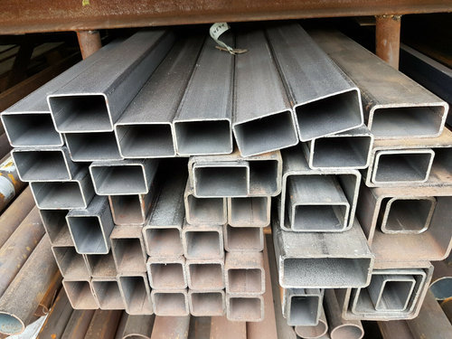 100 x 100 x 5 x 500 mm, Werkstoff: Stahl ,Vierkantrohr / Quadratrohr