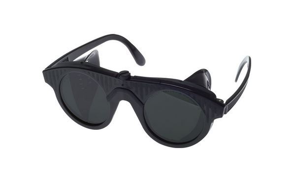 Standard-Schweißschutzbrille,robuste & preisgünstige Universalbrille, Mittelschraube für Glaswechsel