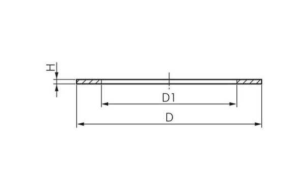 *DN 15 - Dichtungen für PVC-U-Losflansche 20 mm, EPDM